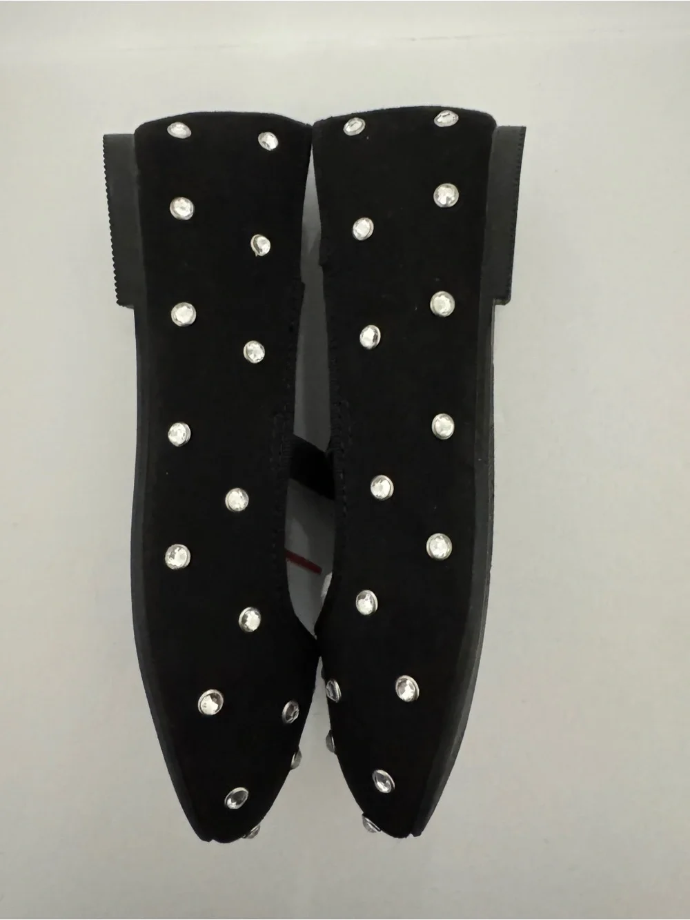Cat & Jack Black Studded Mary Jane Flats